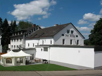 Das Gebäude in dem sich das Hotel befindet
