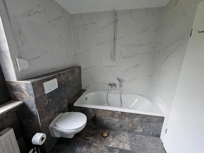 Ein Badezimmer in der Unterkunft Familiehuis Dolve