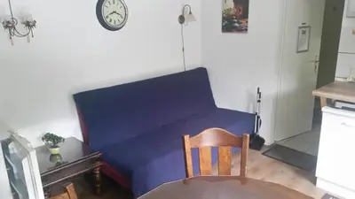 Ein Sitzbereich in der Unterkunft Haus am Dekernbach