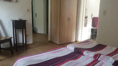 Ein Bett oder Betten in einem Zimmer der Unterkunft Haus am Dekernbach