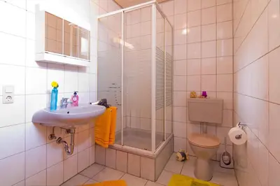 Ein Badezimmer in der Unterkunft Ferienwohnung Nisius
