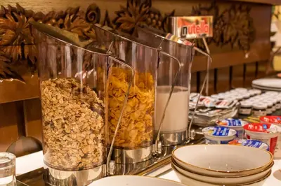 Essen im Hotel oder in der Nähe