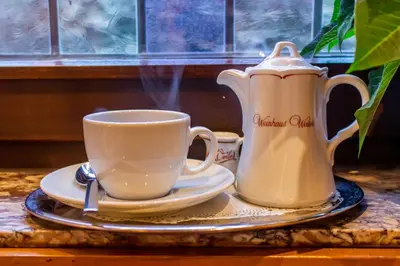 Kaffee-/Teezubehör in der Unterkunft Hotel Weiler