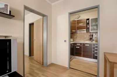 Küche/Küchenzeile in der Unterkunft H-Apartments