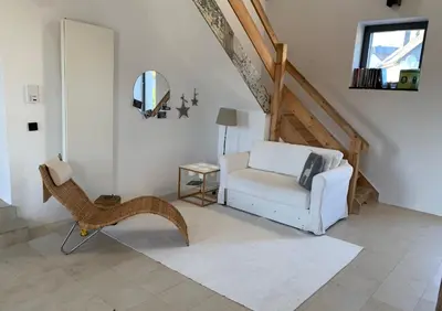 Ein Sitzbereich in der Unterkunft Design Appartment with big Terrace
