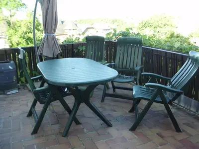 Ein Balkon oder eine Terrasse in der Unterkunft FerienHaus Elim