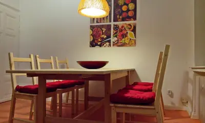 Ein Sitzbereich in der Unterkunft Wohnen im Herzen der romantischen Cochemer Altstadt