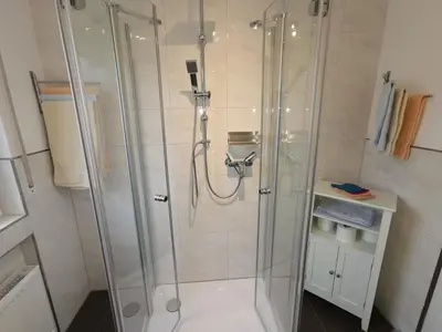 Ein Badezimmer in der Unterkunft Ferienhaus Clarissa