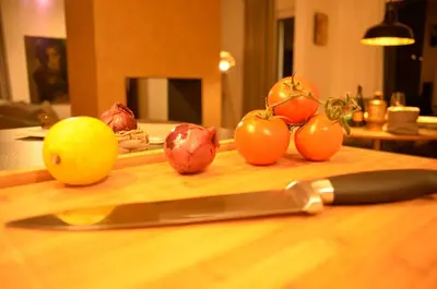 Essen in der Villa oder in der Nähe