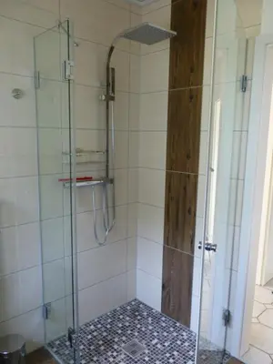 Ein Badezimmer in der Unterkunft Ferienwohnung 