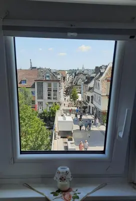 Ein allgemeiner Blick auf Bad Kreuznach oder ein Stadtblick von der Ferienwohnung aus