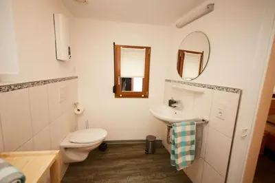 Ein Badezimmer in der Unterkunft Fachwerkhaus mit Charme