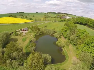 Naturlandschaft in der Nähe des Ferienhauses