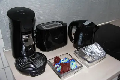 Kaffee-/Teezubehör in der Unterkunft Geräumige 4 Zimmer Wohnung an den Kaiserthermen