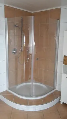 Ein Badezimmer in der Unterkunft Ferienwohnung Braun