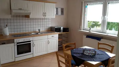 Küche/Küchenzeile in der Unterkunft Ferienwohnung Braun