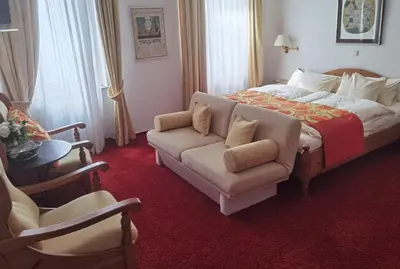 Ein Bett oder Betten in einem Zimmer der Unterkunft Haus Berlin