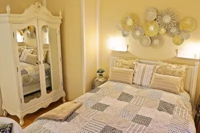Ein Bett oder Betten in einem Zimmer der Unterkunft Appartment Indira