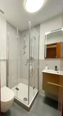 Ein Badezimmer in der Unterkunft Appartment Indira