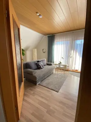 Ein Sitzbereich in der Unterkunft Ferienwohnung Jutta u. Andreas Arenz