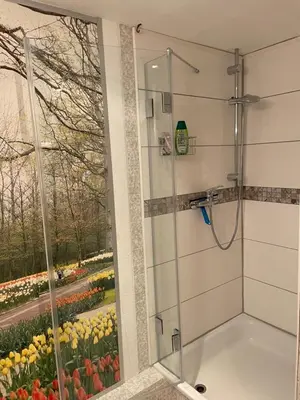 Ein Badezimmer in der Unterkunft Ferienwohnung Inga