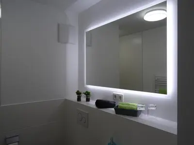 Ein Badezimmer in der Unterkunft Ferienapartment im Augustinus Park