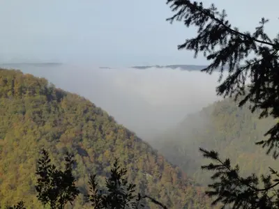 Naturlandschaft in der Nähe des Ferienhauses