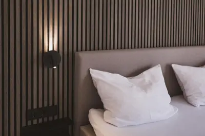 Ein Bett oder Betten in einem Zimmer der Unterkunft Weingut Gehlen-Cornelius