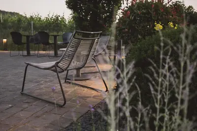 Ein Garten an der Unterkunft Weingut Gehlen-Cornelius