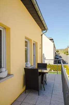 Ein Balkon oder eine Terrasse in der Unterkunft Gästehaus Edith, 4-Sterne für 2 Personen