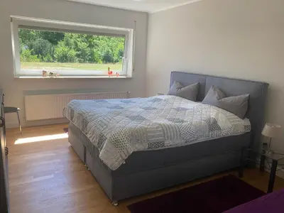 Ein Bett oder Betten in einem Zimmer der Unterkunft Eifel Relax