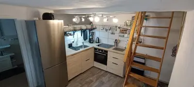 Küche/Küchenzeile in der Unterkunft Ferienhaus an See