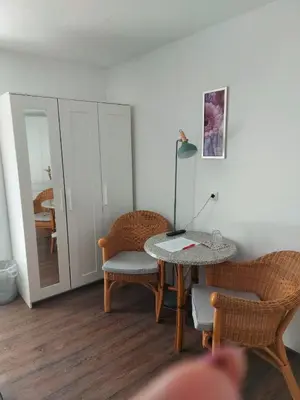 Ein Sitzbereich in der Unterkunft Pension Belzer