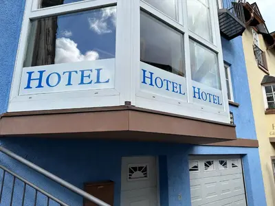 Das Gebäude in dem sich das Hotel befindet