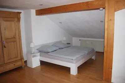Ein Bett oder Betten in einem Zimmer der Unterkunft Ferienwohnung Nett