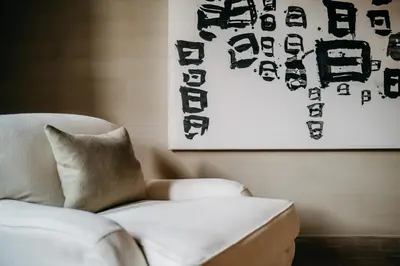 Ein Sitzbereich in der Unterkunft Hotel PURS