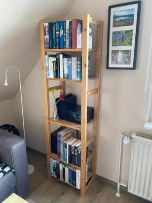 Die Bibliothek in der Ferienwohnung
