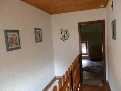 Ein Bett oder Betten in einem Zimmer der Unterkunft Ferienhaus Greta