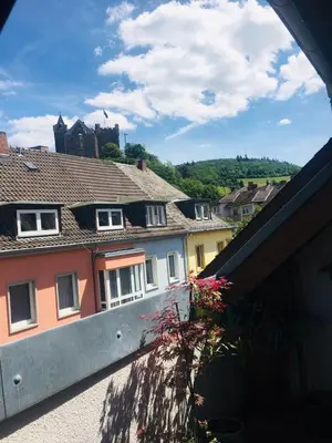 Das Gebäude in dem sich die Ferienwohnung befindet