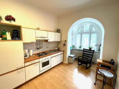 Küche/Küchenzeile in der Unterkunft Fewo TRINA