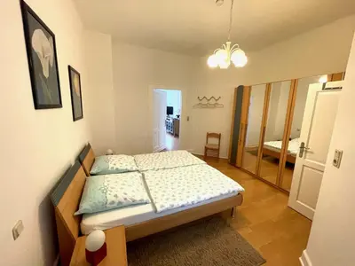 Ein Bett oder Betten in einem Zimmer der Unterkunft Fewo TRINA