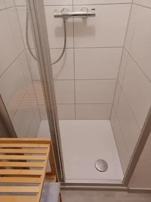 Ein Badezimmer in der Unterkunft Gästehaus Bausch