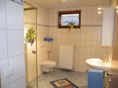 Ein Badezimmer in der Unterkunft Ferienwohnung Basche