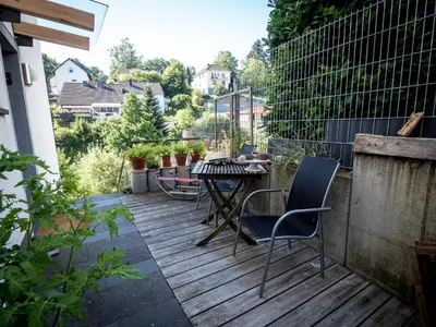 Ein Balkon oder eine Terrasse in der Unterkunft Antel 42