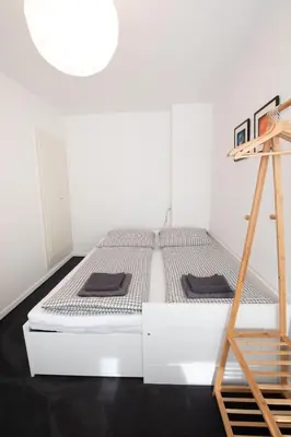 Ein Bett oder Betten in einem Zimmer der Unterkunft Ferienhaus Ko-Living