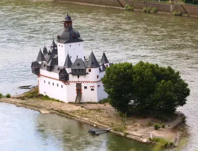 Blick auf einen Fluss in der Nähe der Ferienwohnung