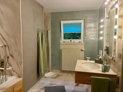 Ein Badezimmer in der Unterkunft Ferienapartments Engeln Eifel