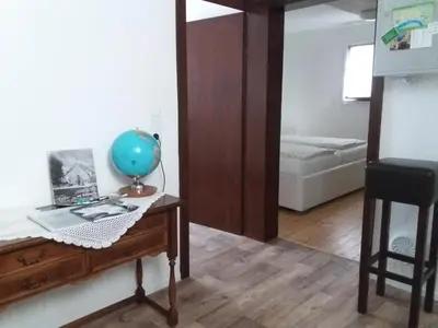 Ein Bett oder Betten in einem Zimmer der Unterkunft Anna´s Häuschen