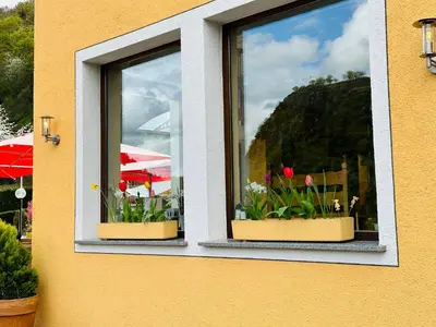 Ein Garten an der Unterkunft Hotel Cafe Restaurant Loreleyblick