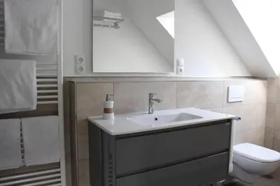 Ein Badezimmer in der Unterkunft Ferienwohnung Hohe Acht